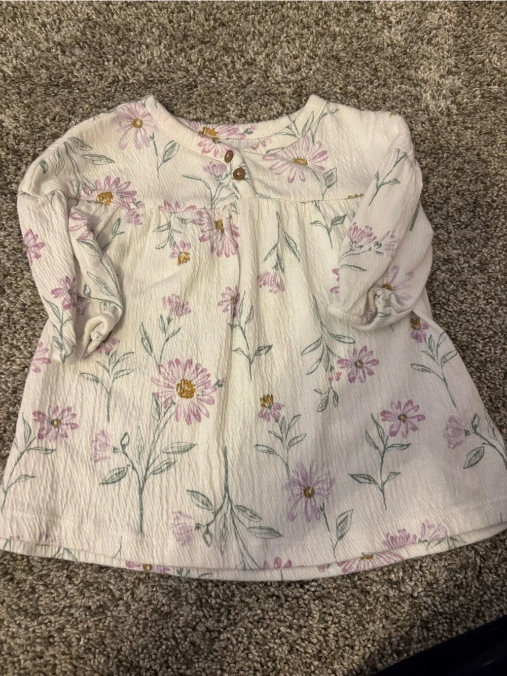 Carter's Girls Multi-Color Floral, Plaid & Solid Tops Bundle